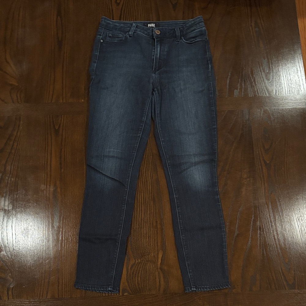 PAIGE Hoxton Ankle Midnight Indigo Jeans 27